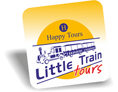 Santorini’s little train