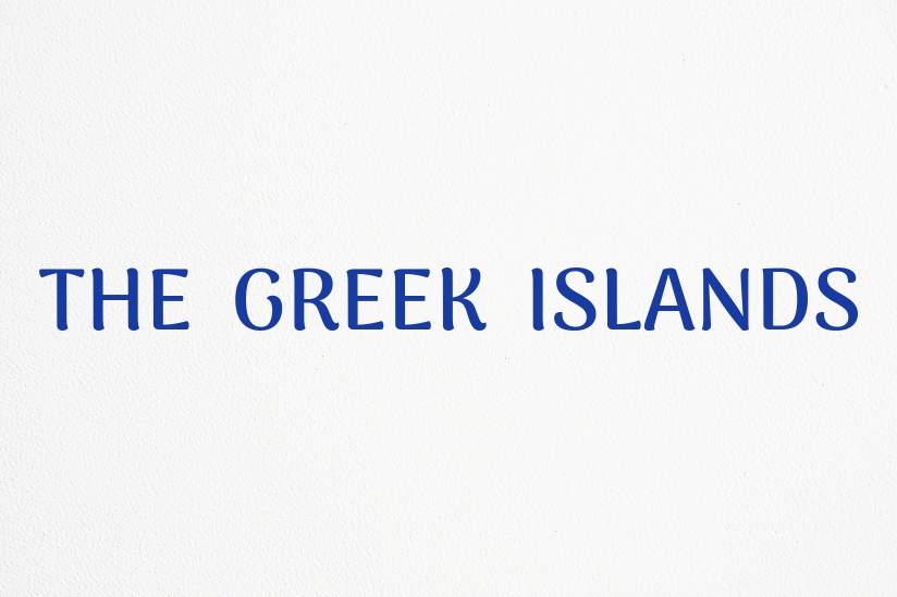 THE GREEK ISLANDS